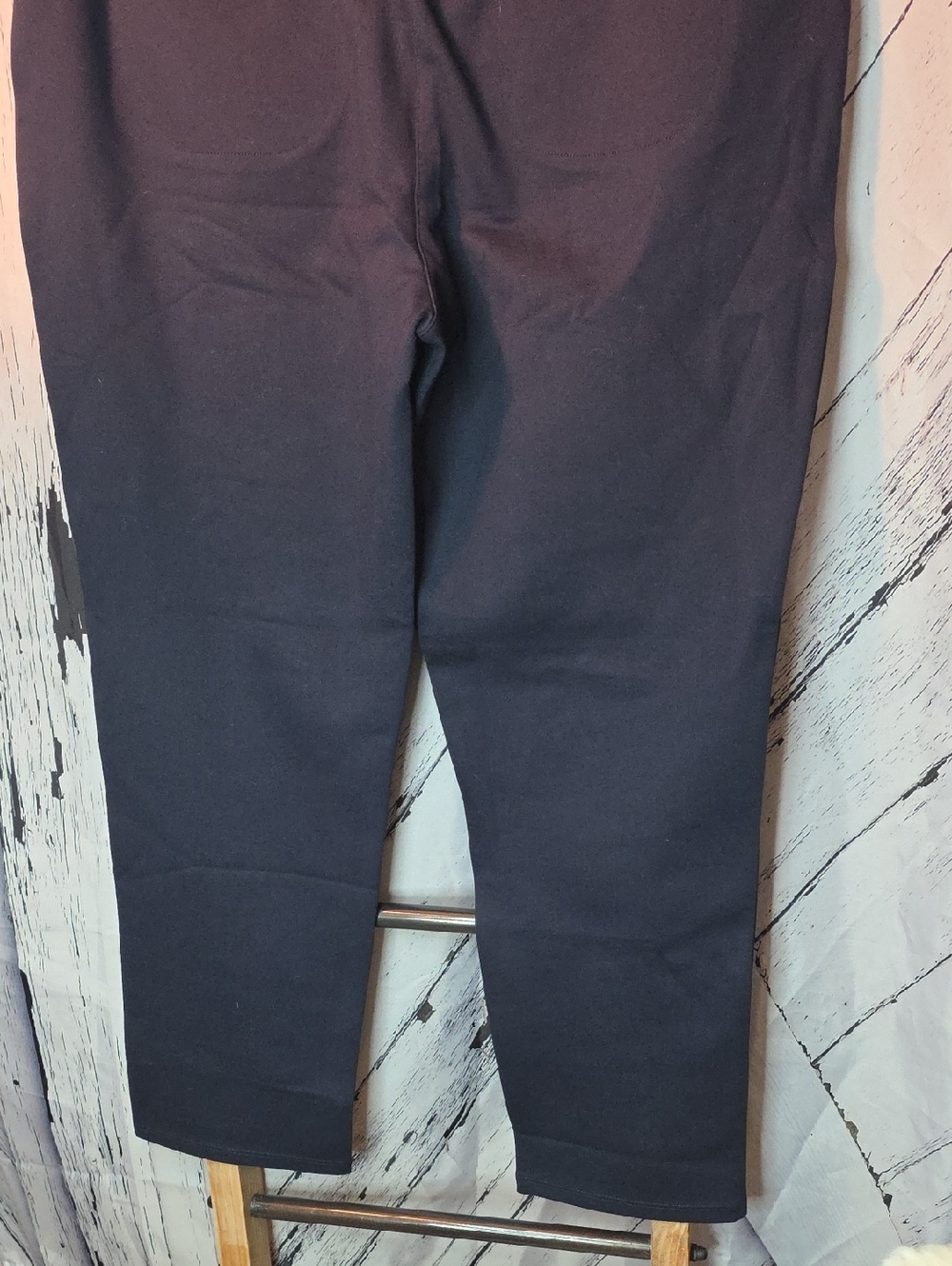 Quince Navy 4 Pocket Stretch Ponte Straight Leg Pants Numerous Sizes - Picture 7 of 9